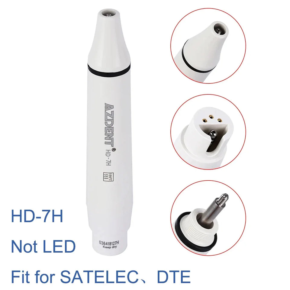 AZDENT Ultrasonic Piezo Scaler Handpiece – Compatible with EMS, DTE, WOODPECKER, SATELEC, VRN (135° Sterilizable)