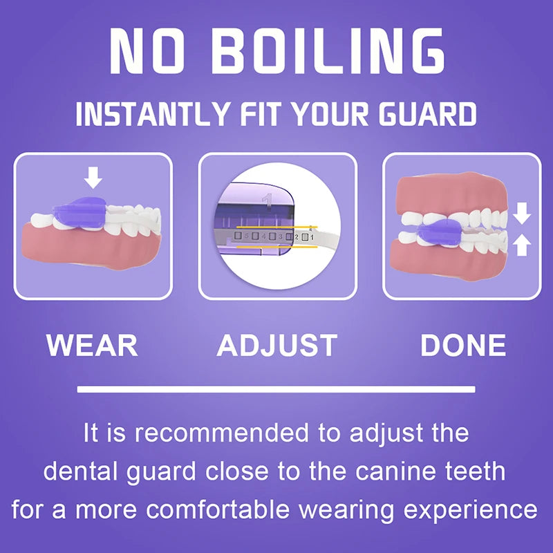 KOHEEL BG Adjustable Dental Mouth Guard – No-Boil Night Guard for Bruxism Relief (2-Pack)