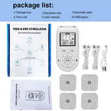 25-Mode TENS Pulse Low Frequency Physiotherapy Machine EMS Body Acupuncture Massager 40-Level Nerve Muscle Electrostimulator