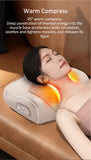 Heated Massage Pillow for Neck & Back – Multi-Function Shiatsu Massager for Shoulders, Waist & Finger Relaxation Massage