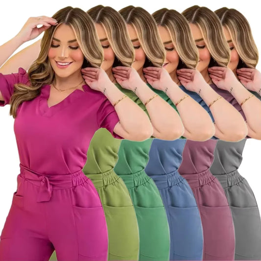 Women’s Surgical & Nursing Scrub Set – Medical & Spa Uniforms