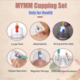 32 Pcs Professional Vacuum Cupping Cup Body Massager Suction Cups Set Back Massage Relaxed Detox Anti Cellulite Therapy Healthy