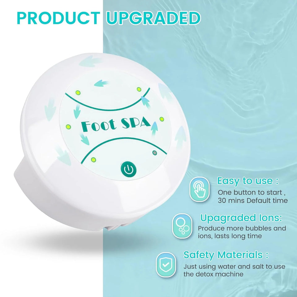Ion Electric Foot Spa Massager Machine with Vibration Whirlpool Heating & Bubble for Ultimate Foot Relaxation and Care