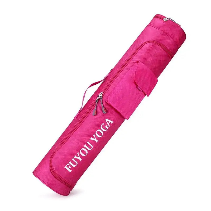 Large-Capacity Nylon Yoga Mat Storage Bag – Lightweight Multifunctional Fitness Mat Holder for Women