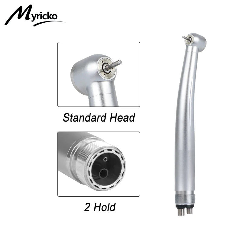 High-Speed LED Dental Handpiece – Straight Turbine Drill with Electric Motor for Dentistry
