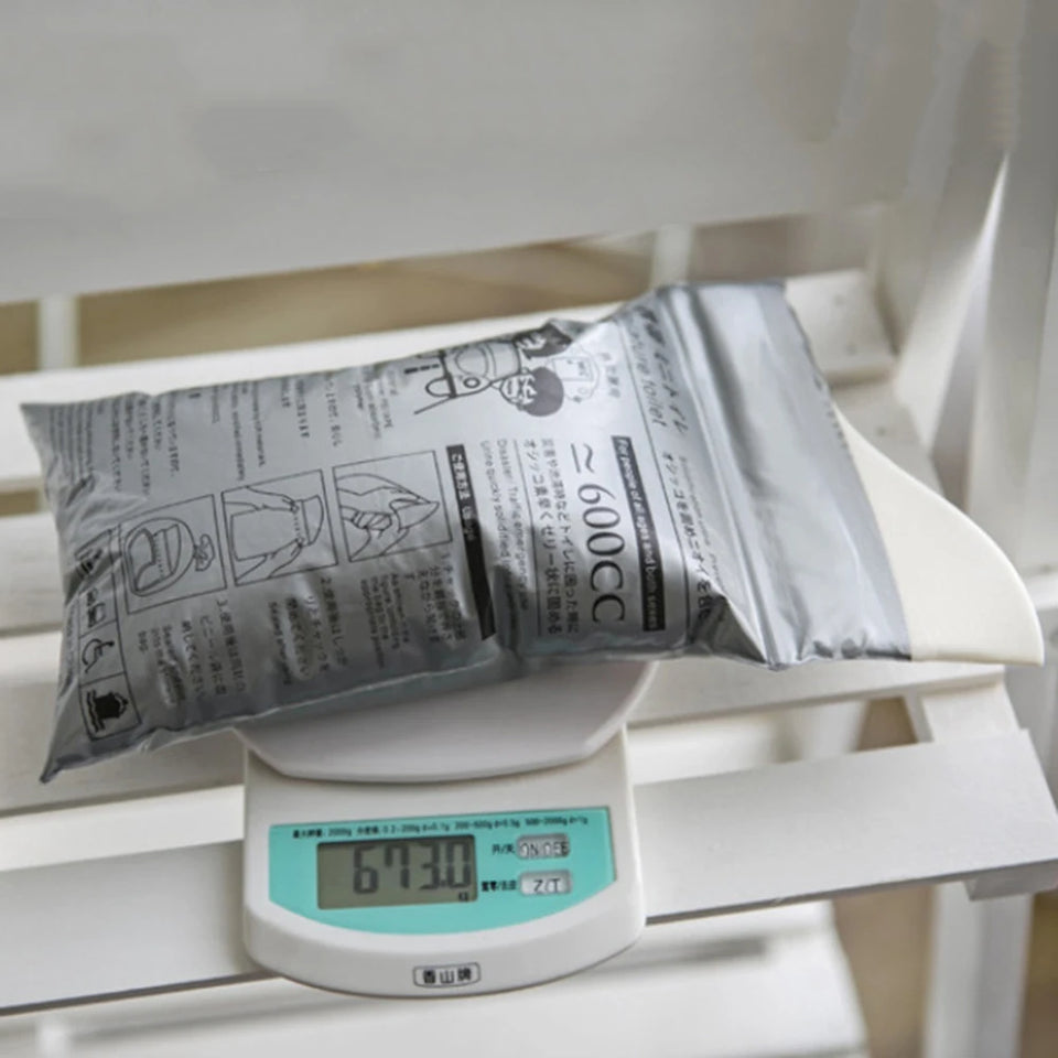 Disposable Emergency Urine Bags 600ml – Portable Travel Toilet for Men, Women & Kids (4–40pcs)