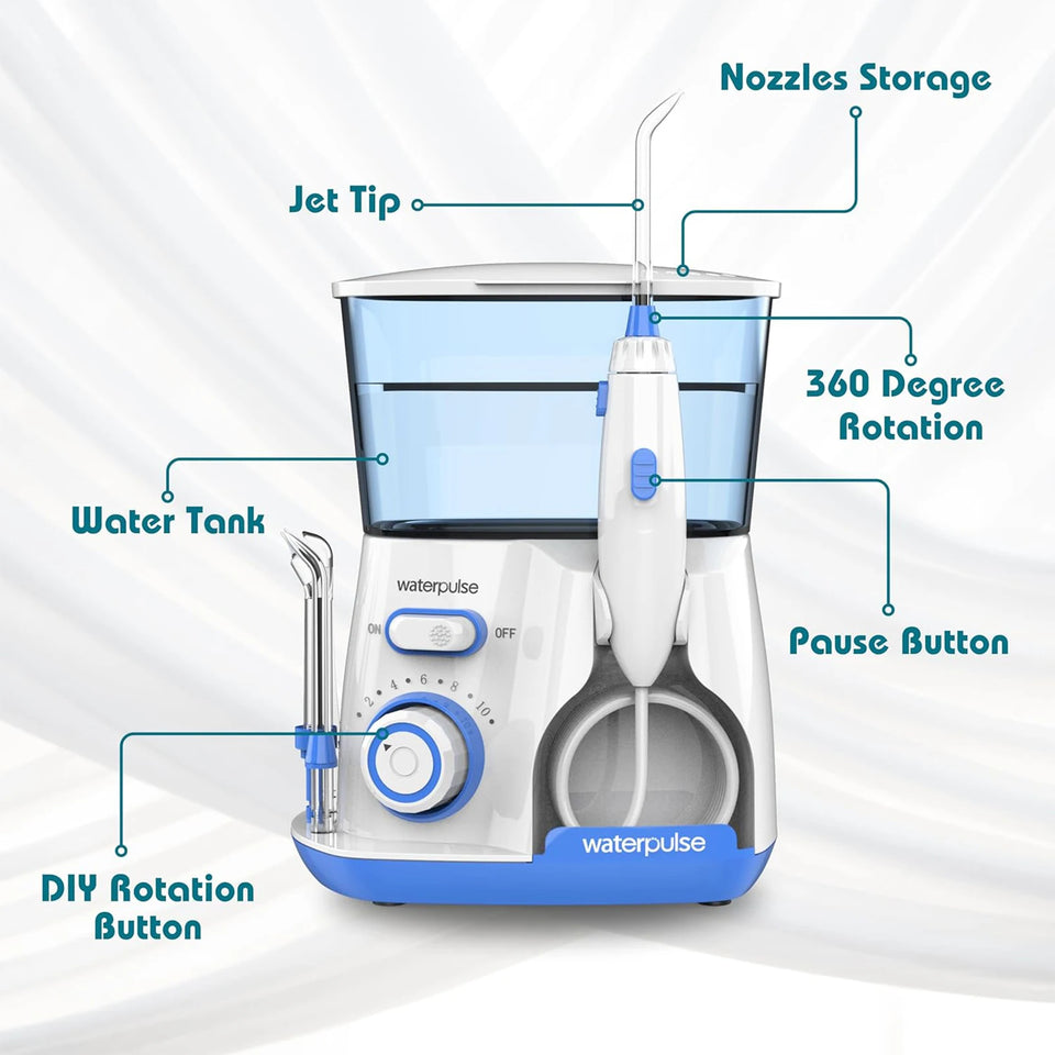 High-Pressure Oral Irrigator – 800ML Electric Dental Water Flosser for Deep Teeth Cleaning & Gum Care