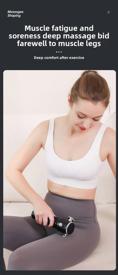 High-Frequency Fascia Massage Gun – 3-Speed Full Body Muscle Relaxation Tool