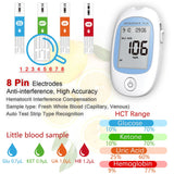4-in-1 Blood Test Strips for PM800 Meter – Glucose, Ketone, Uric Acid & Hemoglobin