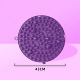 Foot Yoga Acupressure Massage Board – Round Exercise Pad for Muscle Relaxation & Meridian Therapy