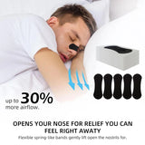 Black Nasal Breathing Strips – Anti-Snoring Sleep Aid for Easier Nighttime Breathing (20/50/100PCS)