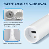 Electric Ultrasonic Teeth Cleaner – Dental Plaque Remover, Tartar & Stain Polisher with Oral Irrigator Whitening Kit