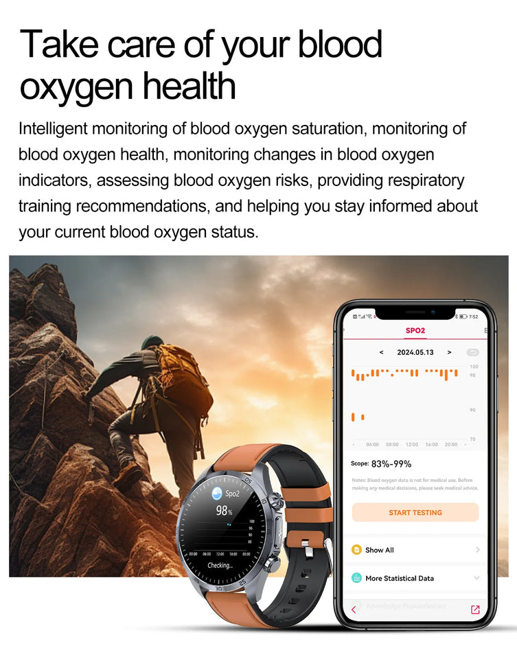 Xiaomi Pulse ECG+PPG Smartwatch 2025 – Blood Lipid, Uric Acid, BP, Body Fat & Sports Health Tracker with Call Function