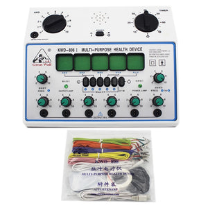 Electric Acupuncture Stimulator Machine Electrical Nerve Muscle Stimulator 6 Channels Output Patch Massager Health Care KWD808-I