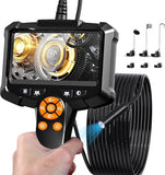 Endoscope Camera with 4.3" IPS HD Screen – 1080P Borescope with 8 LED Lights, IP67 Waterproof Inspection Camera for Automotive & Home Use