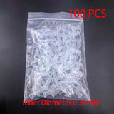 Dental Disposable Irrigation Syringe Tips – Endo Plastic Needles for Calcium Hydroxide Delivery (0.25mm / 0.35mm)