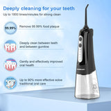 INSMART Portable Oral Irrigator & Dental Water Flosser – 300ML Teeth Cleaner
