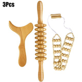 Wood Therapy Body Sculpting Tools – Lymphatic Drainage & Anti-Cellulite Massager Set