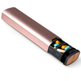 7-Day Premium Aluminum Pill Organizer – Large Capacity Weekly Pill Box for Vitamins, Supplements & Medicine