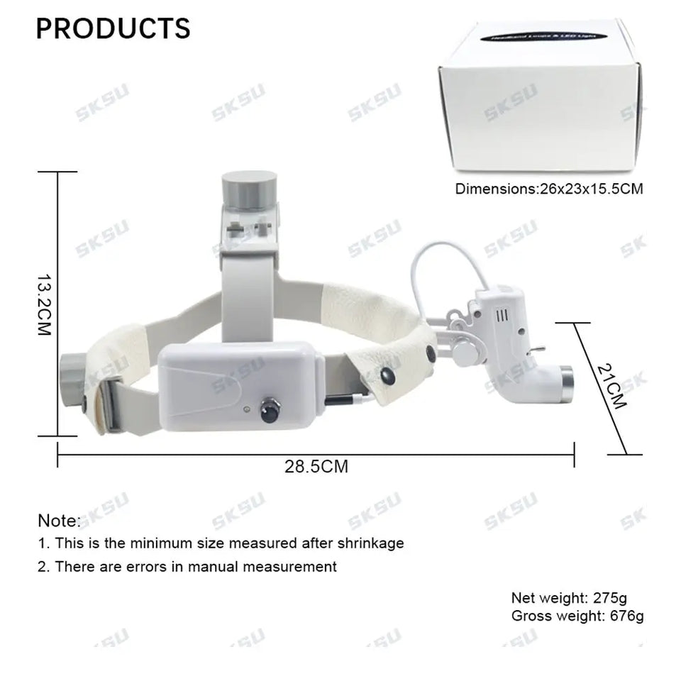 5W LED Dental & Surgical Headlight – Medical Headlamp for ENT, Loupes, and Dentistry