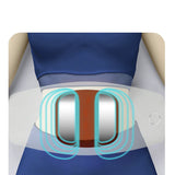 Electric Lumbar Traction Massager Inflatable Back Stretcher Device Adjustable Vibration Waist Massager Waist Spine Support Back