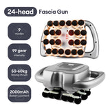 42-Head Fascia Massage Gun – High-Frequency Muscle Massager for Back, Neck, Shoulder & Waist Relief