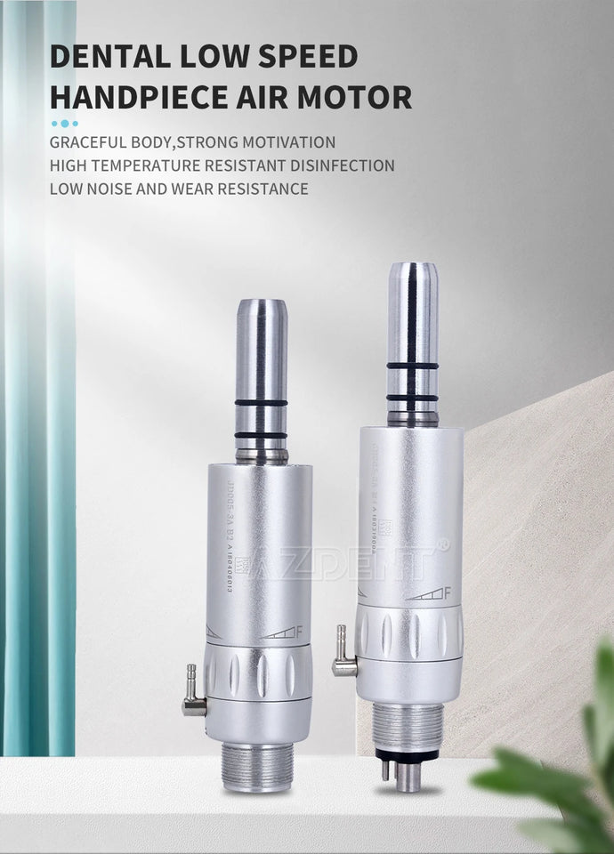 AZDENT Dental Low-Speed Contra Angle Handpiece – Latch Type, Fits E-Type Air Motors