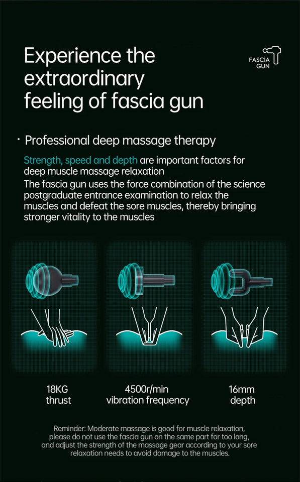 99-Speed Professional Muscle Massage Gun – Deep Tissue Massager for Neck, Back & Full Body Recovery