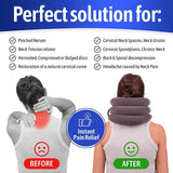 nflatable Cervical Neck Stretcher – Home Spinal Traction Device for Pain Relief & Muscle Strain Recovery