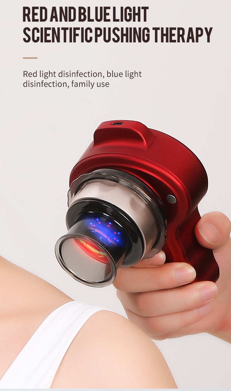 Electric Cupping Therapy Device – Negative Pressure Scraping & Massage for Back, Neck & Shoulders