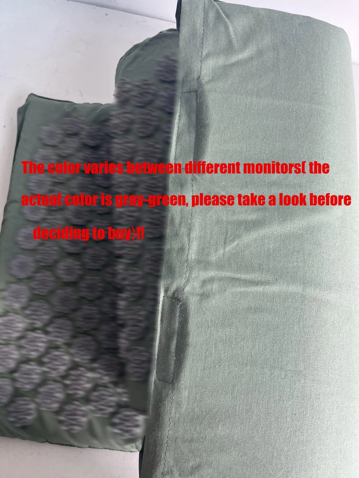 3PCS Acupressure Yoga Mat Cushion Sensi Massage Body Kuznetsov's Applicator Needles with Spikes Pillow Foot Massager Fitness