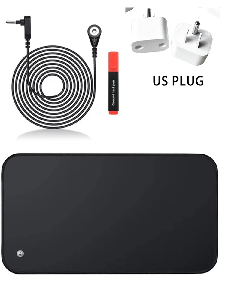 30X60CM Earthing Mat Grounding Pad for Improves Sleep,Enhanced Circulation,Reduces Inflammation & Pain Grounding Mat for Desk