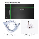 90x60cm Grounding Mat for Improving Sleep Grounding Pad Health With Earthing Cable EMF Recovery Protection Release Electrostatic