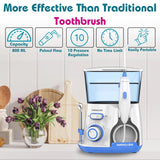 High-Pressure Oral Irrigator – 800ML Electric Dental Water Flosser for Deep Teeth Cleaning & Gum Care