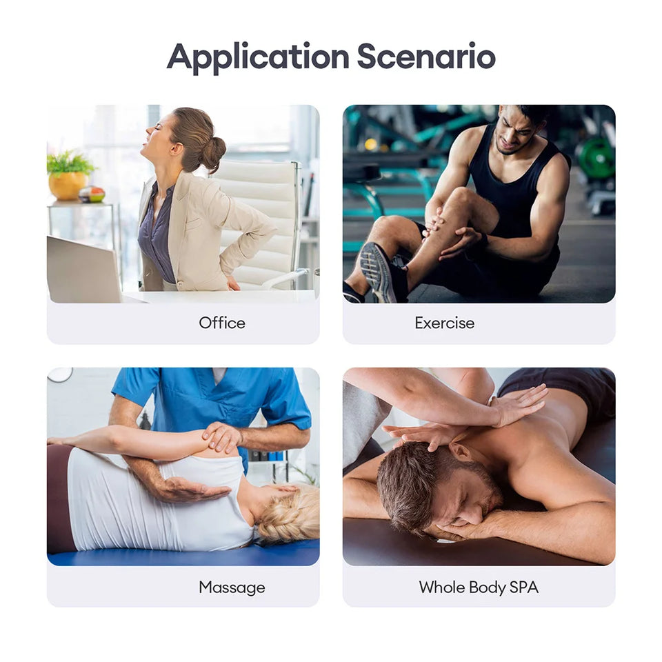 30-Head Massage Gun – High-Frequency Vibration Deep Tissue Muscle Massager