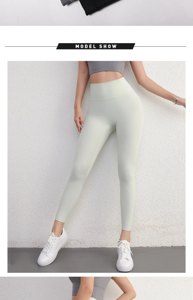 2024 Seamless Peach-Lift Yoga Pants – High-Waist Breathable Fitness Leggings for Women