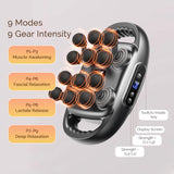 12-Head Fascia Massage Gun – High-Frequency Deep Tissue Muscle Massager