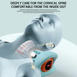 Multifunction EMS Electrotherapy Heating Cervical Spine Pillow Wireless Ergonomic Acupressure Neck Pillow for Relax Pain Relief