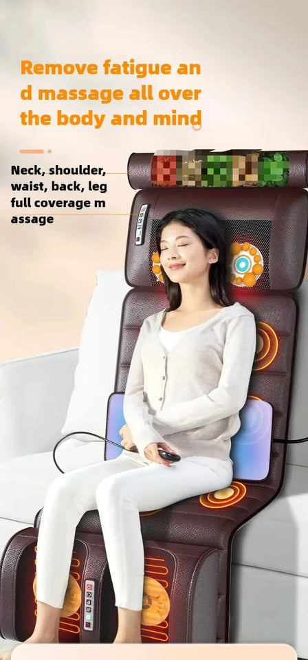 Electric Full Body Massage Mattress with Heat & Airbag Cushion