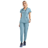 Women's Medical Scrubs Jogger Set – Doctor & Nurse Surgical Uniform