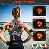 8-Cup Electric Cupping Massager with EMS & Magnet Therapy – Vacuum Suction, Gua Sha & Anti-Cellulite Body Massager