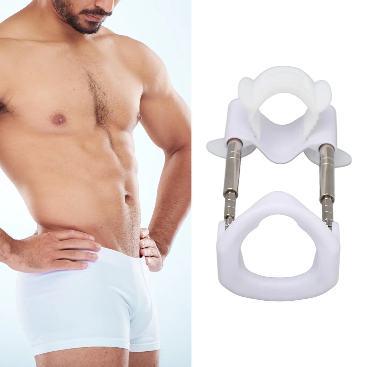 Adjustable Penis Traction Device – Male Wearable Stretcher Bracket for Size Enhancement & Strength Training