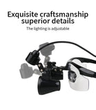 Dental Surgical Loupes 2.5X/3.5X with LED Light – Medical Magnifying Glasses for Dentistry & Surgery