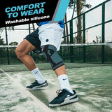Sports Knee Brace with Side Stabilizers & Patella Gel – Compression Sleeve for Meniscus Tear, Knee Pain, Injury Recovery