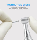 AZDENT Dental Low-Speed Contra Angle Handpiece – Latch Type, Fits E-Type Air Motors