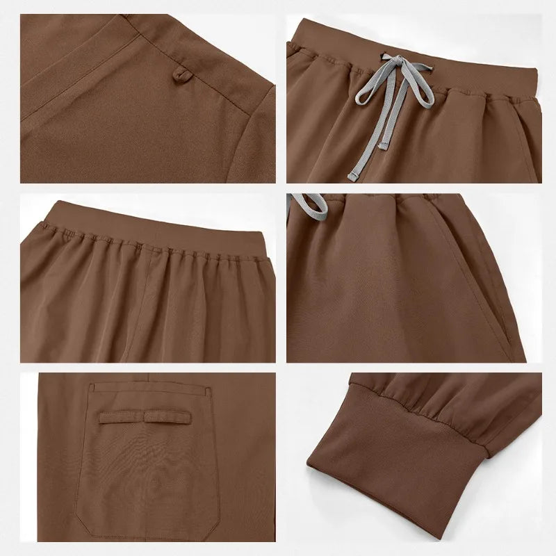 Thin Stretchable Women's Medical & Pet Care Jogging Set