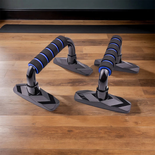 2-Pack Push-Up Bars with Foam Handles – Chest & Fitness Training Push-Up Stands