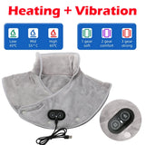 Electric Heating Neck & Shoulder Massager – Vibration and Infrared Therapy Pad for Pain Relief