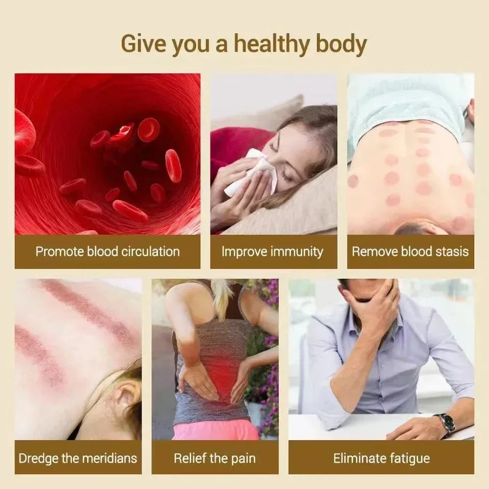 6/9 Gear Negative Pressure Vacuum Suction Cup Body Fat Burner Guasha Massage Home Rechargeable Electric Heating Cupping Massager