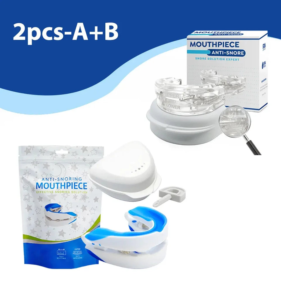 Silicone Anti-Snore Mouth Guard – Sleep Aid for Snoring, Bruxism & Sleep Apnea Relief